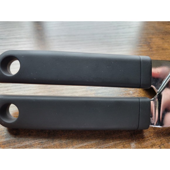 Used Stainless Steel Can Opener w/Black Polymer Handle - Picture 7 of 9